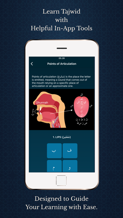 Learn Quran Tajwid iPhone screenshot 4 - Education app
