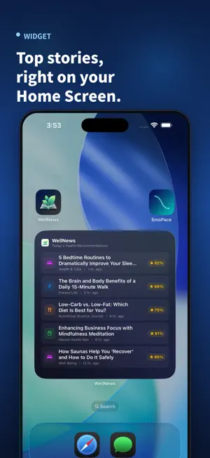 WellNews - AI Health Tracker screenshot 3