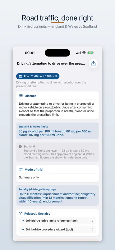 Police Powers & Offences UK screenshot 5 of 10