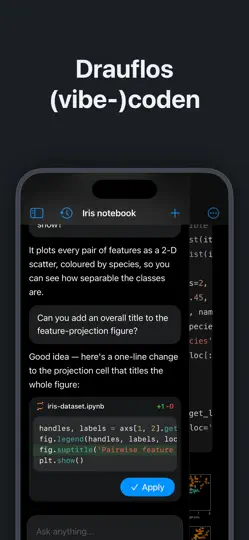 Screenshot von Juno – Python Und Jupyter auf dem iPhone 3