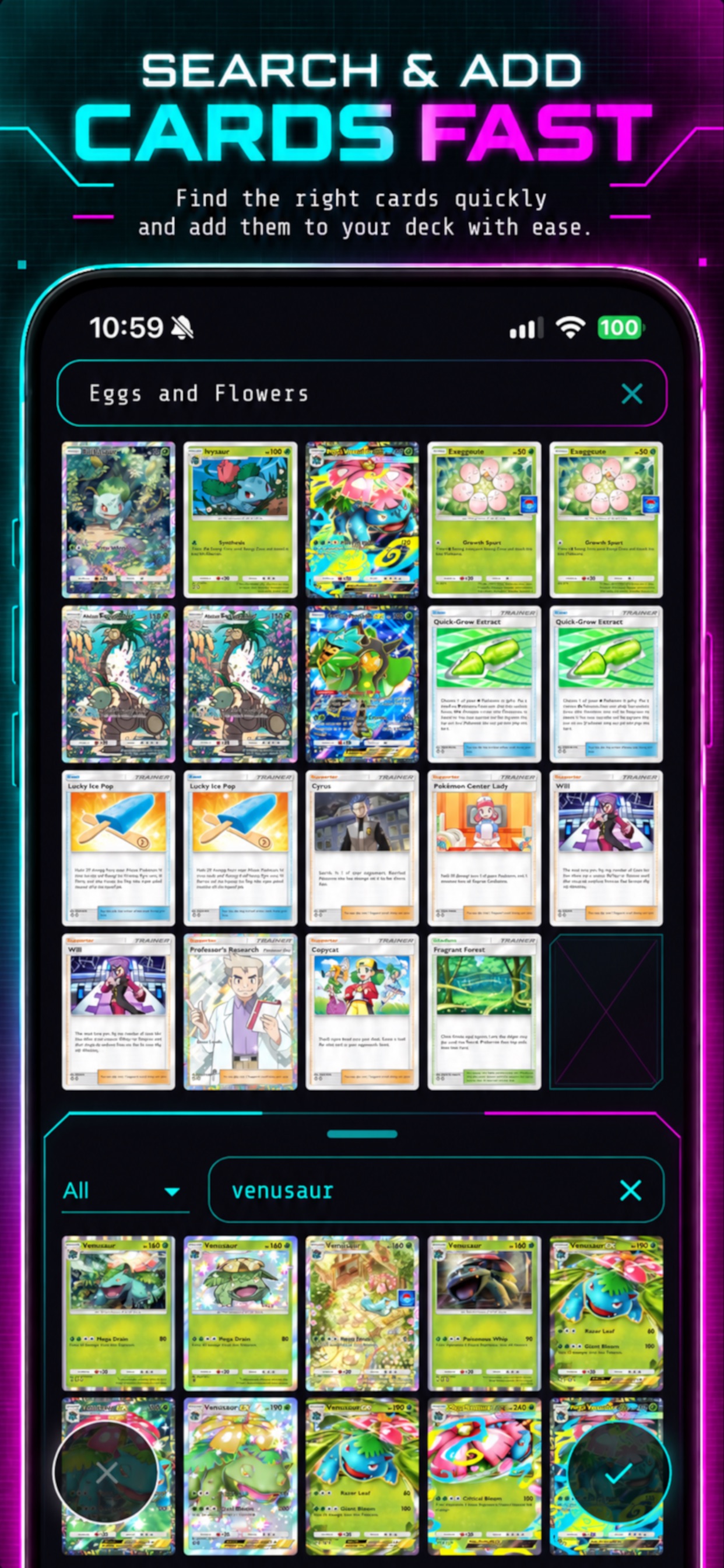 Screenshot 2 of DexPunk - PTCGP Deck Manager