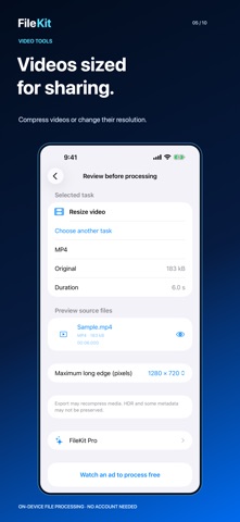 FileKit: PDF & Video Converter, kuvakaappaus 5