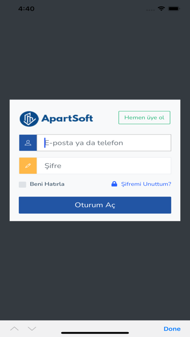 Screenshot 1 of ApartSoft Yönetici App