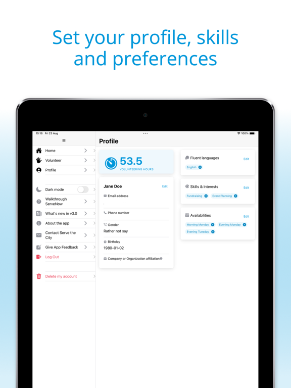 Screenshot #6 pour ServeNow - Volunteering