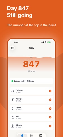 Streak Ledger: Rep Counter Screenshot 1 of 9