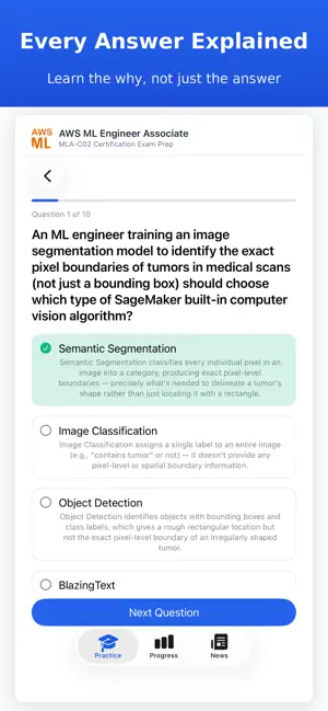 Ace AWS ML Engineer Associate screenshot 1