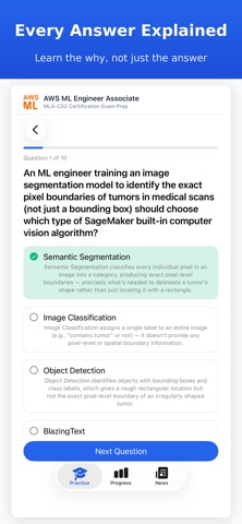 Ace AWS ML Engineer Associate Screenshot 1 of 3