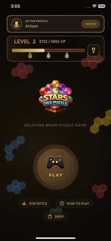 Stars Hexa Puzzle screenshot