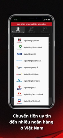 GoVn gửi tiền by Digital Idea iPhone screenshot 6