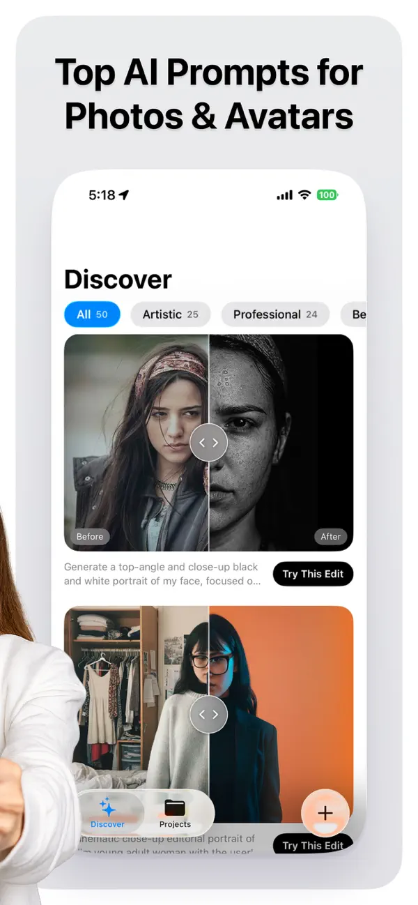 #2. AI Photo Editor and Generator (iOS) By: AI Apps Brewery s.r.o.