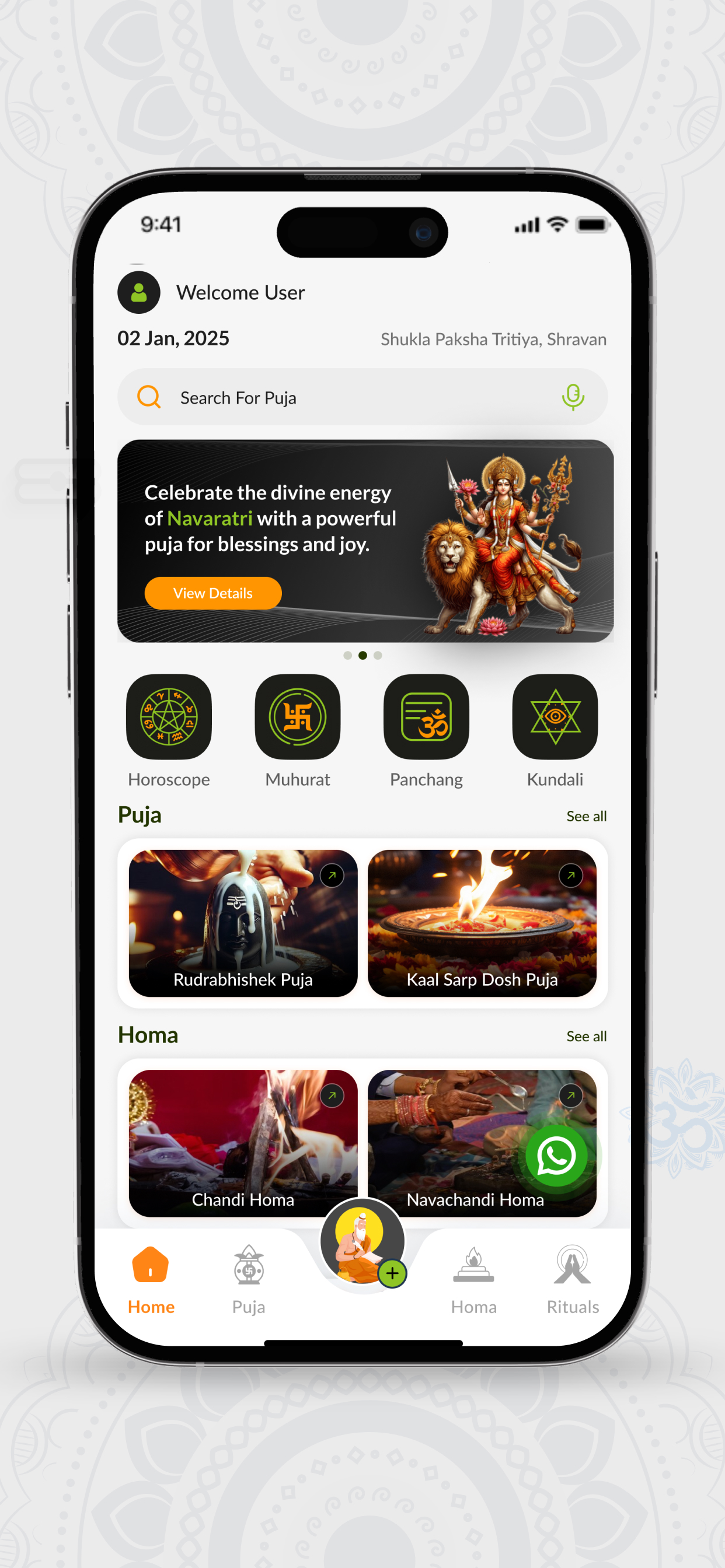 Pandits Near Me - Instant Puja screenshot 2