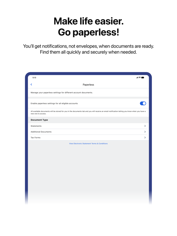 LPL Account View iPad screenshot 4 - Finance app