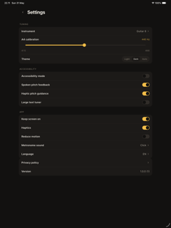Guitar Tuner: Tunify screenshot 11