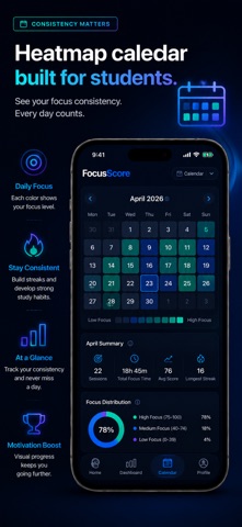 FocusScore: AI Study Tracker Screenshot 6 of 6