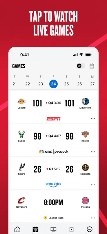 NBA: Live Games & Scores screenshot 2 of 6