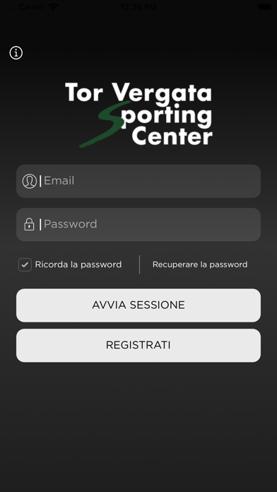 Tor Vergata Sporting Center Screenshot