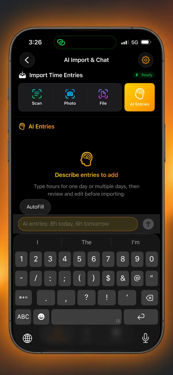 Screenshot #2 pour Hours Clocker: AI Punch Time