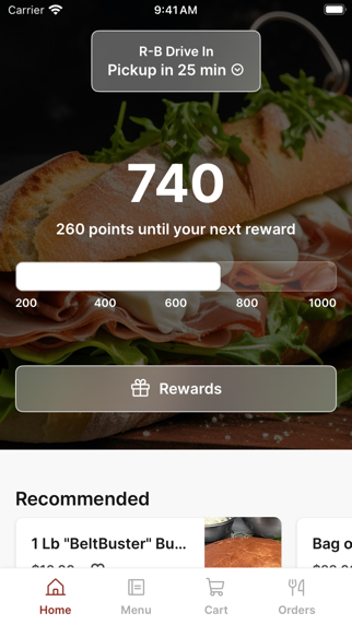 R-B Drive In iPhone screenshot 1 - Food & Drink app