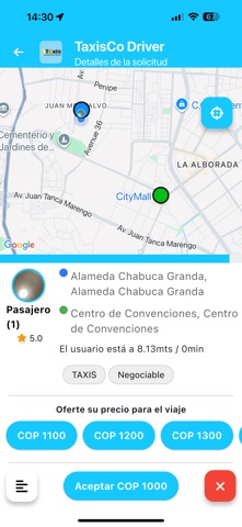 TaxisCo Driver screenshot