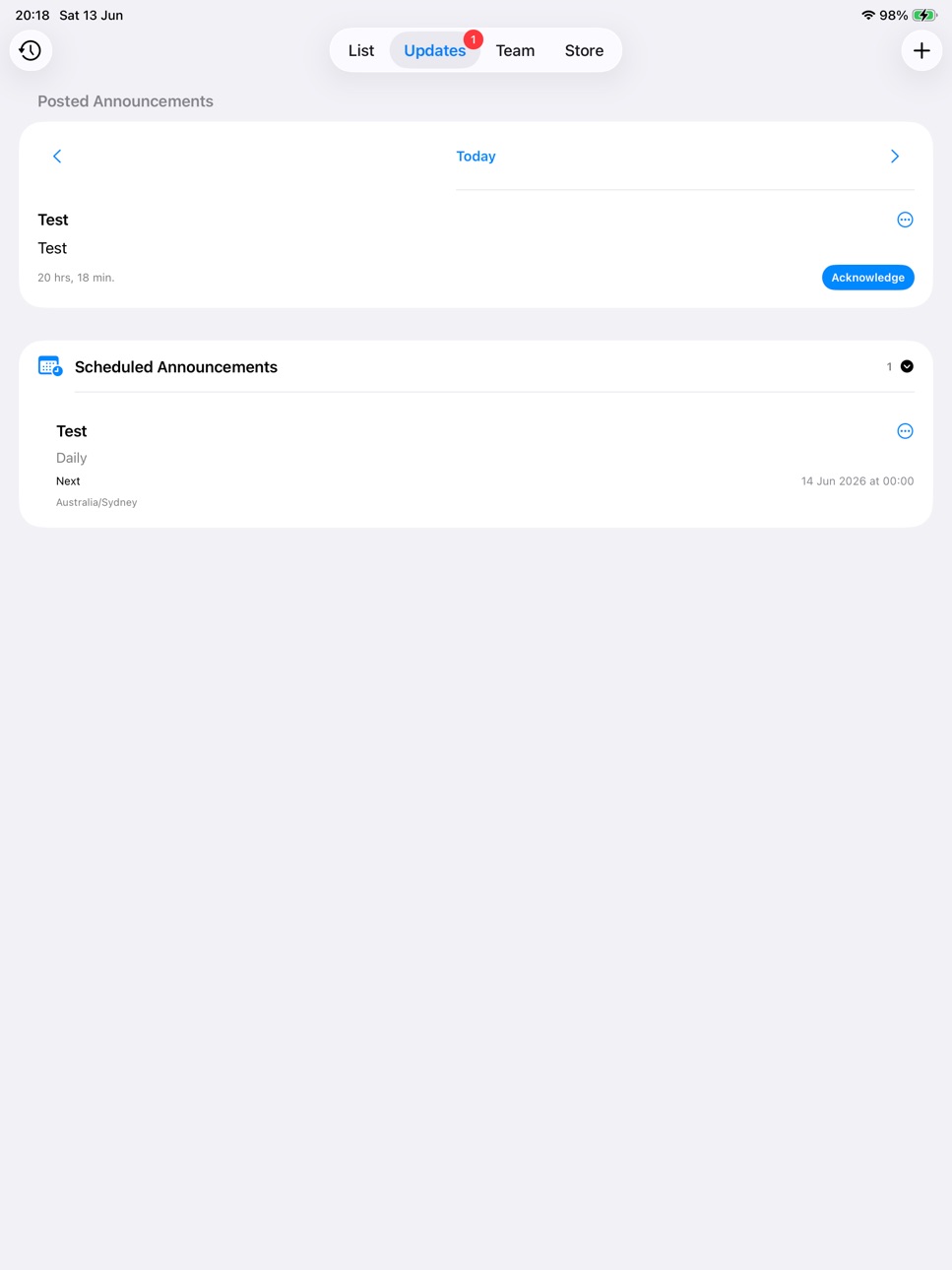 iPad screenshot