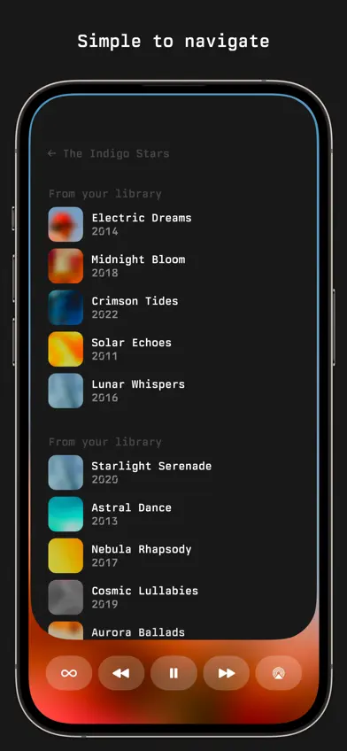 zoon - music player screenshot 2