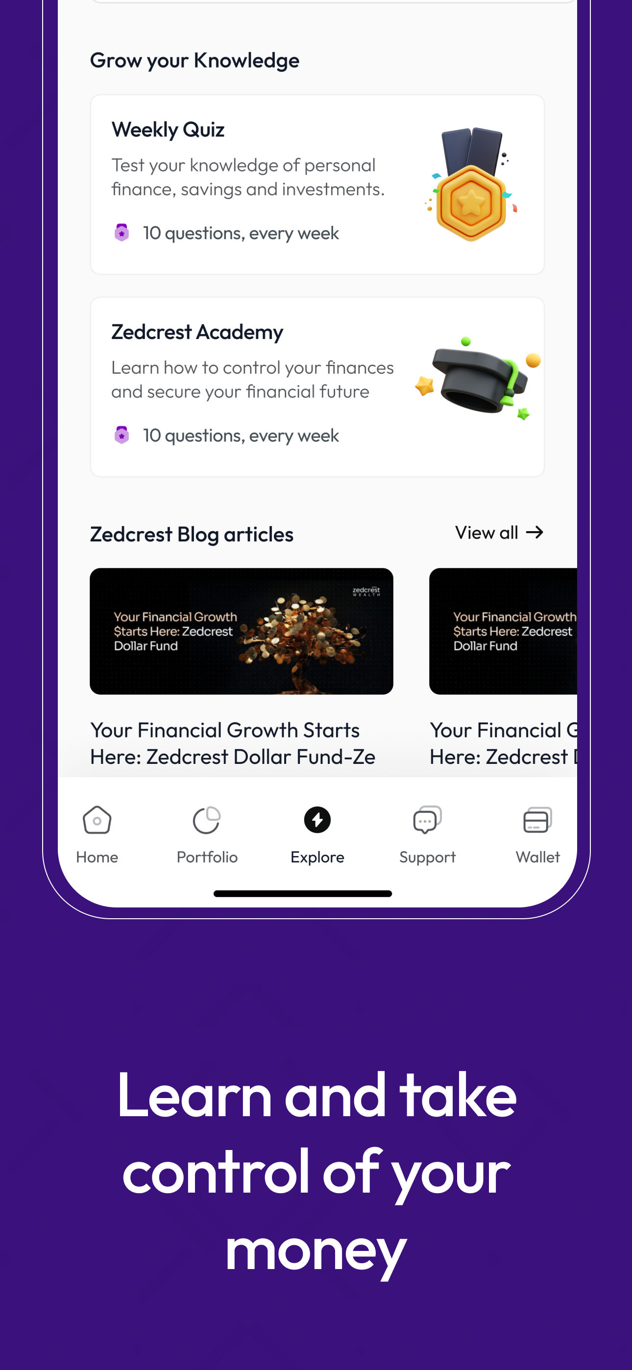 Zedcrest Wealth screenshot 3