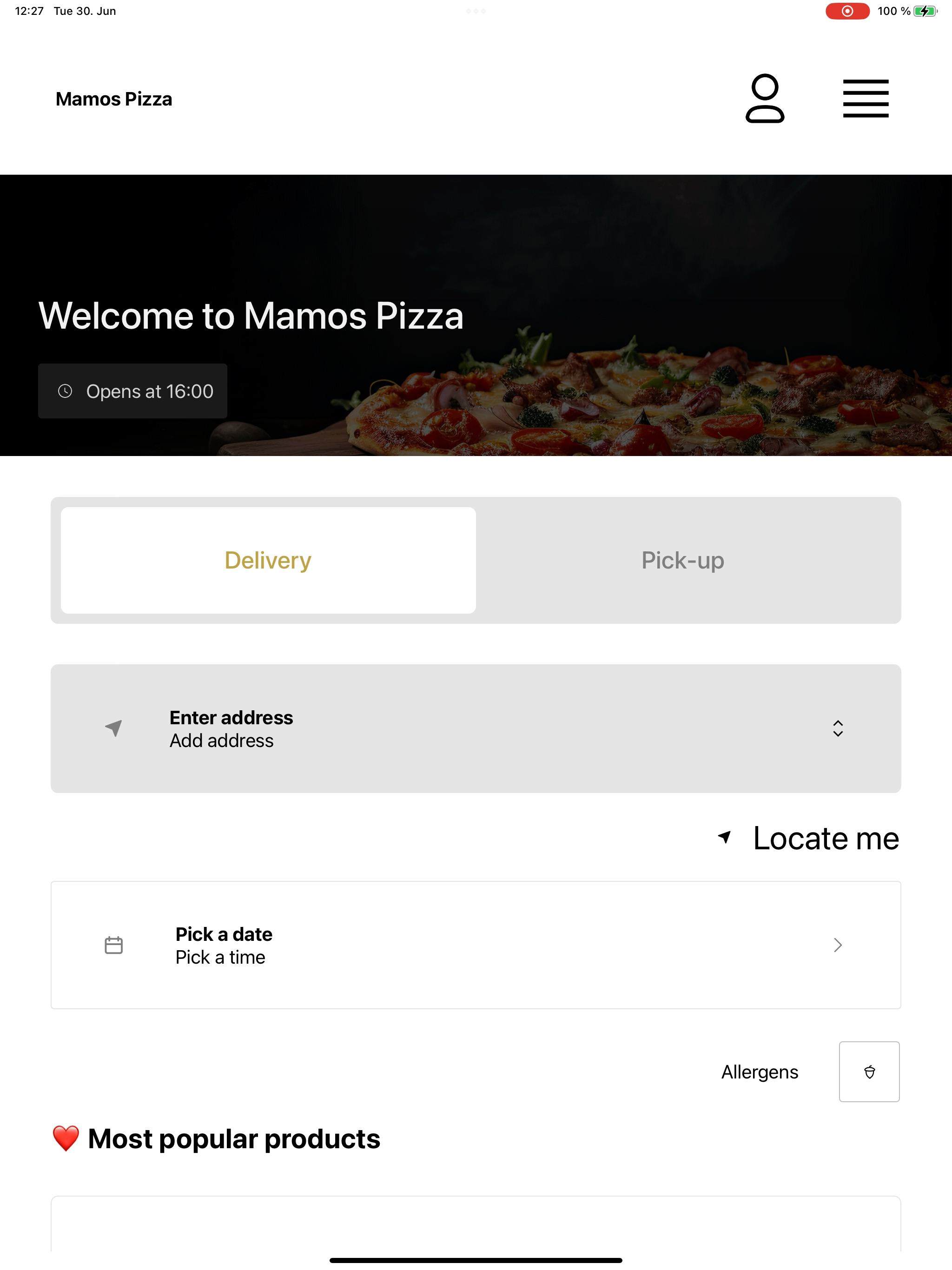 Mamos Pizza UK screenshot 8
