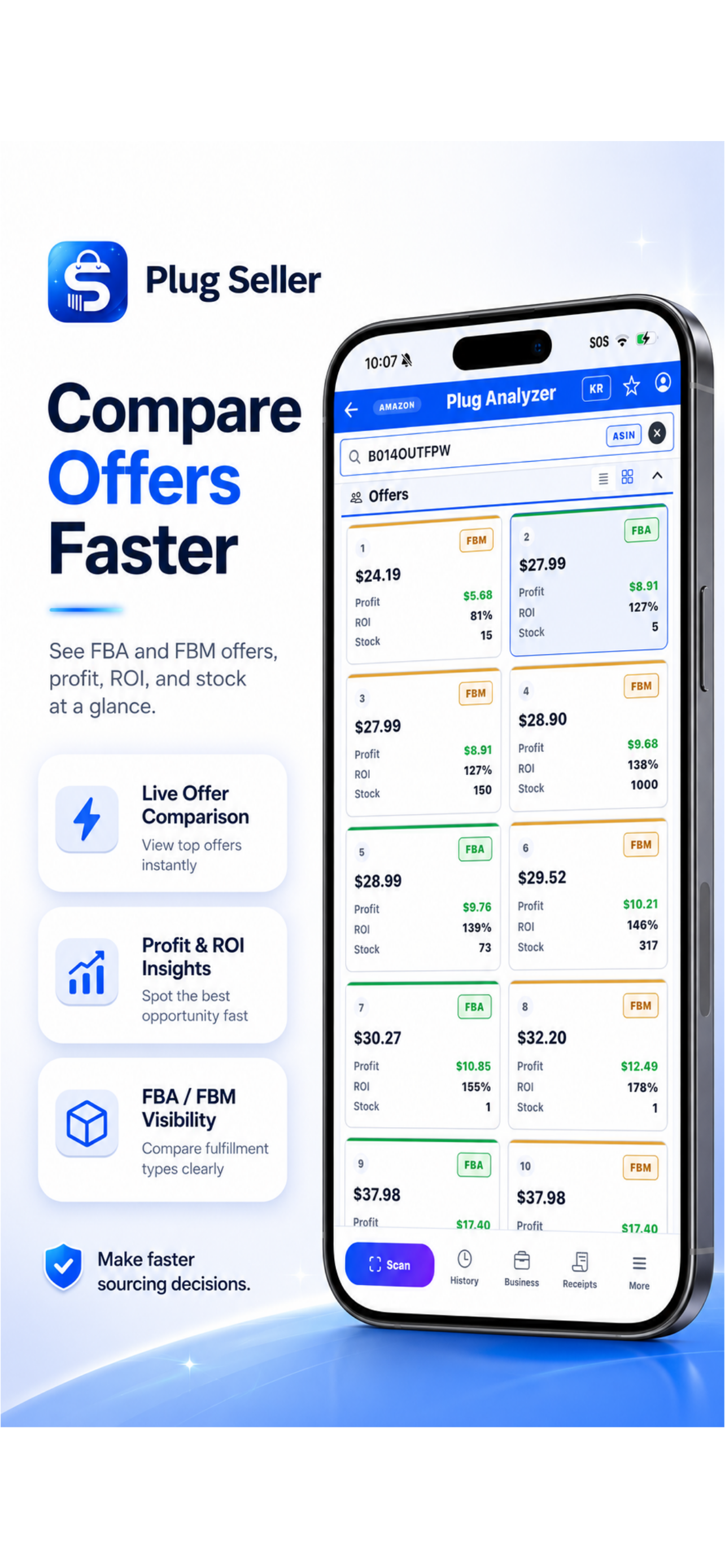 Plug Seller Sourcing Tool screenshot 4