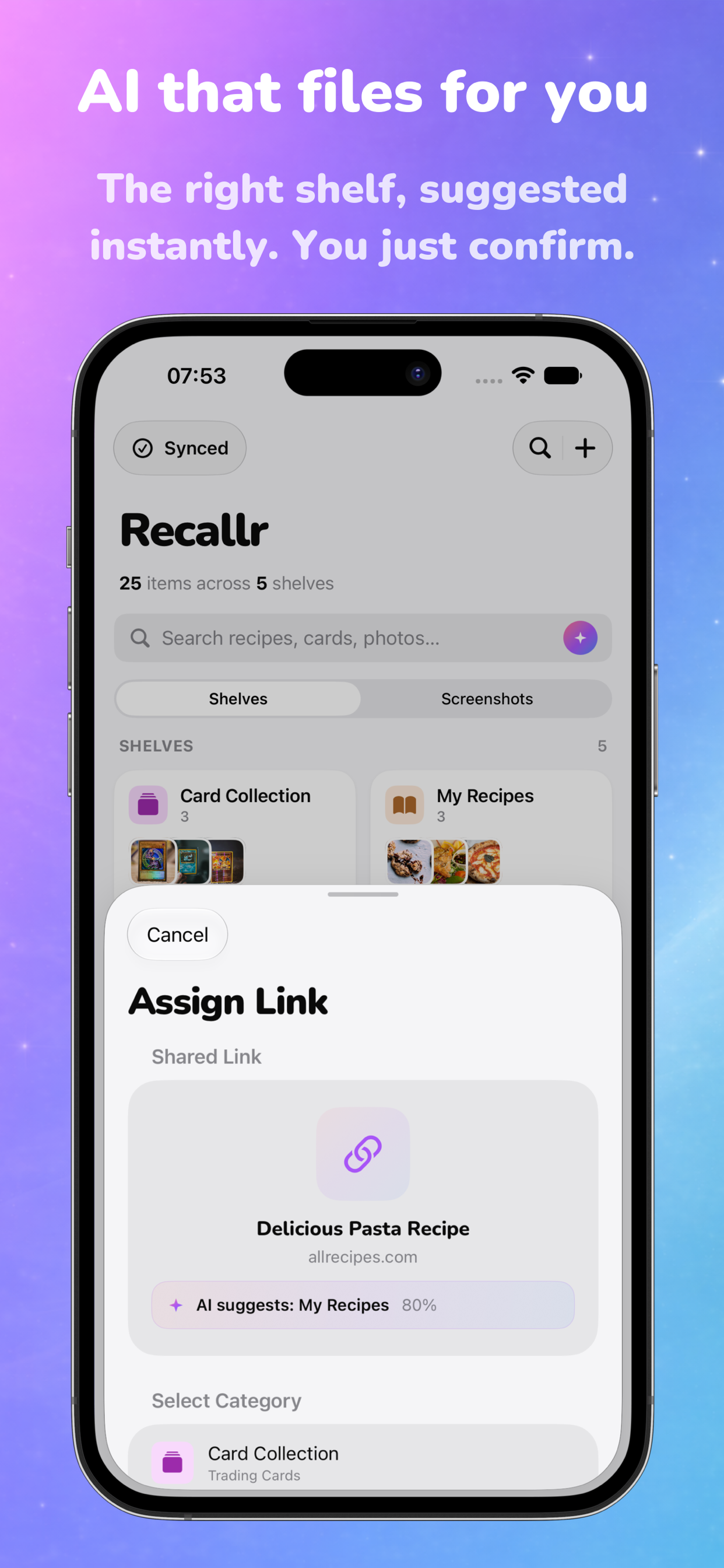 Recallr: Save & Organize screenshot 3
