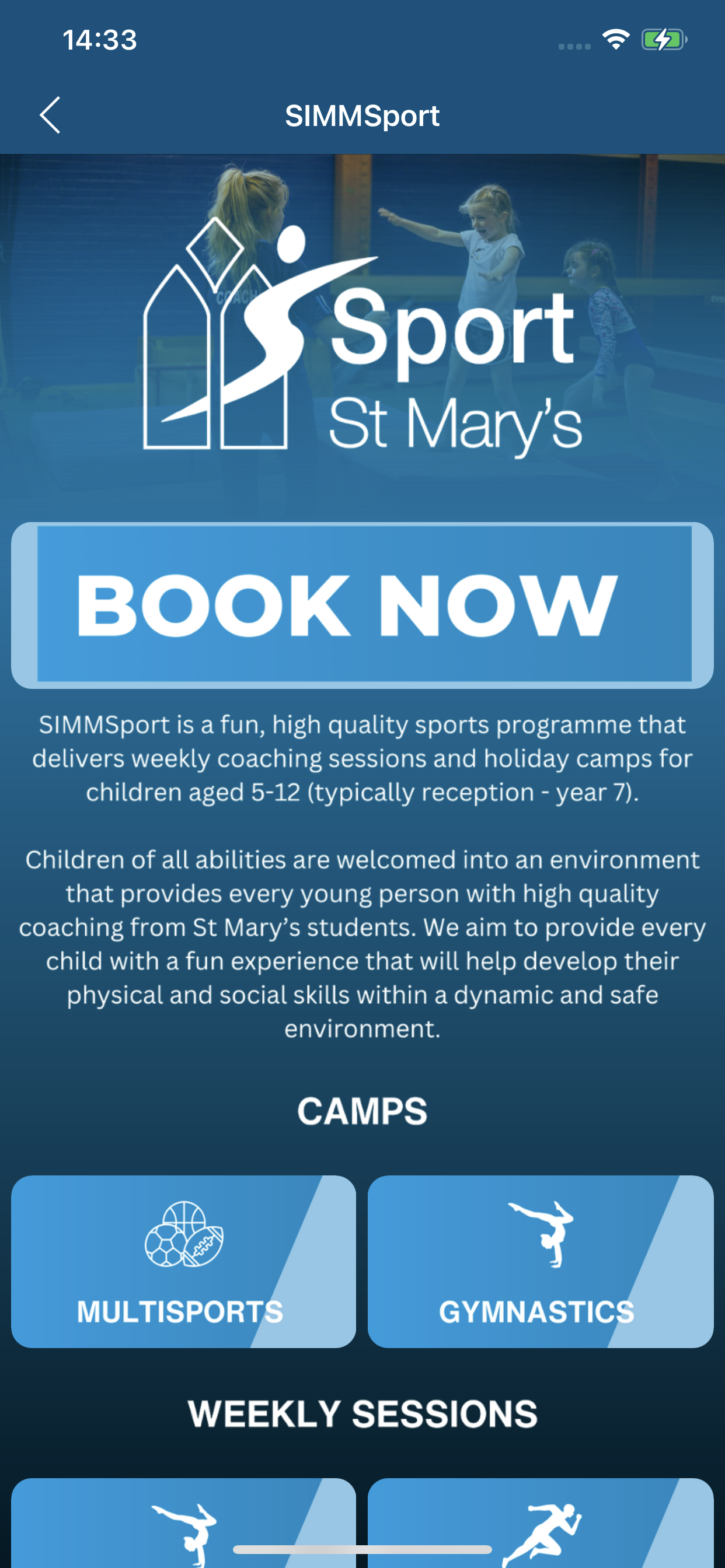 Sport St Mary's screenshot 5