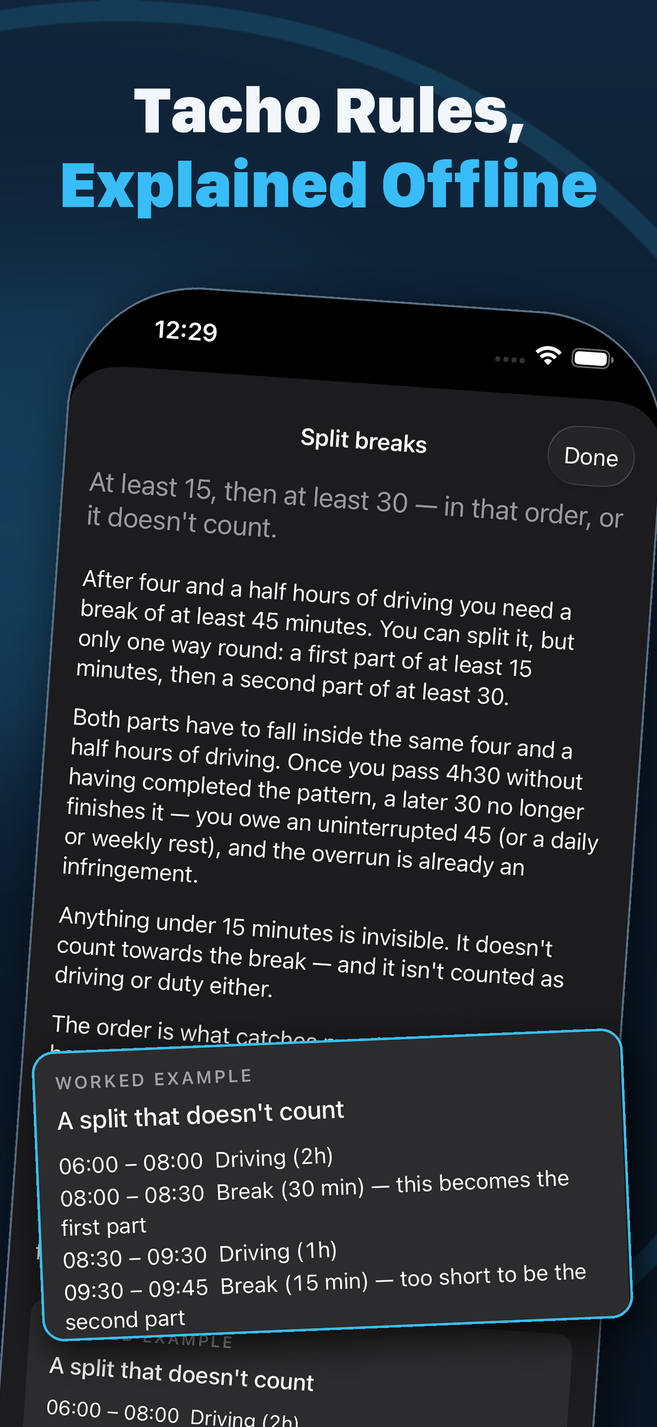 TachoClear: Drivers' Hours UK screenshot 5