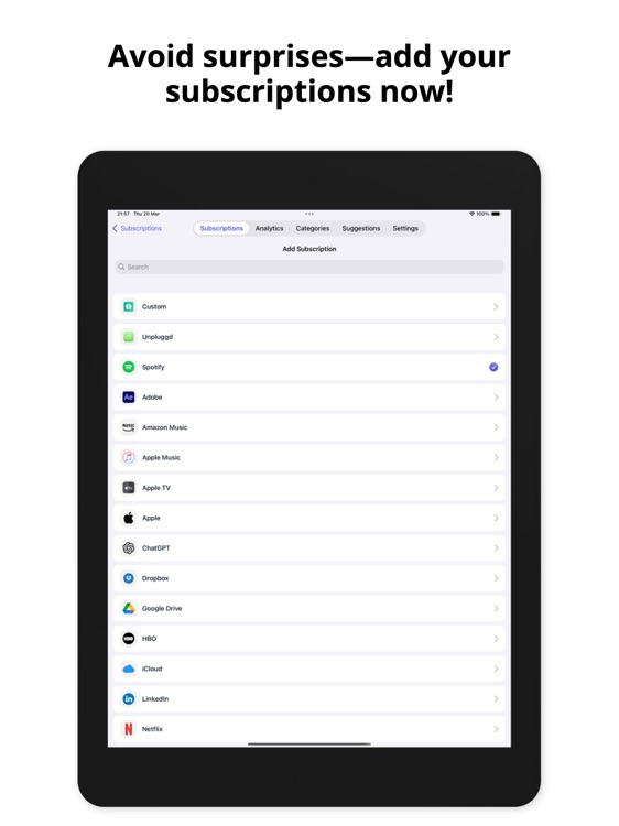 Subby: Subscription Manager
