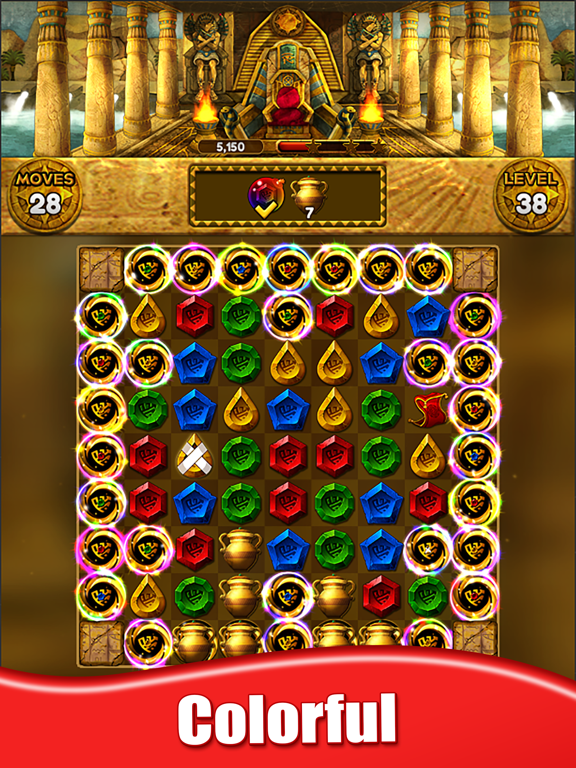 Screenshot #5 pour Jewel Queen: Puzzle Match 3