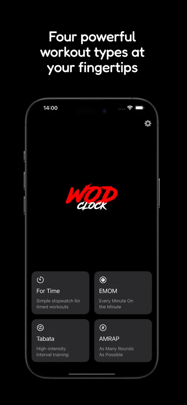 Screenshot #2 pour WODClock - Workout Timer