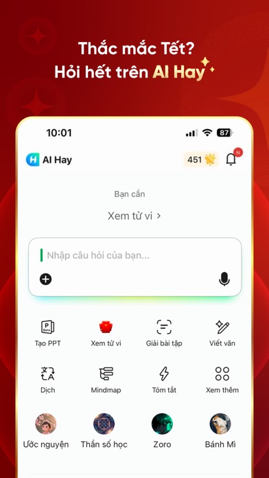 Screenshot #1 pour AI Hay - Hỏi đáp cùng AI