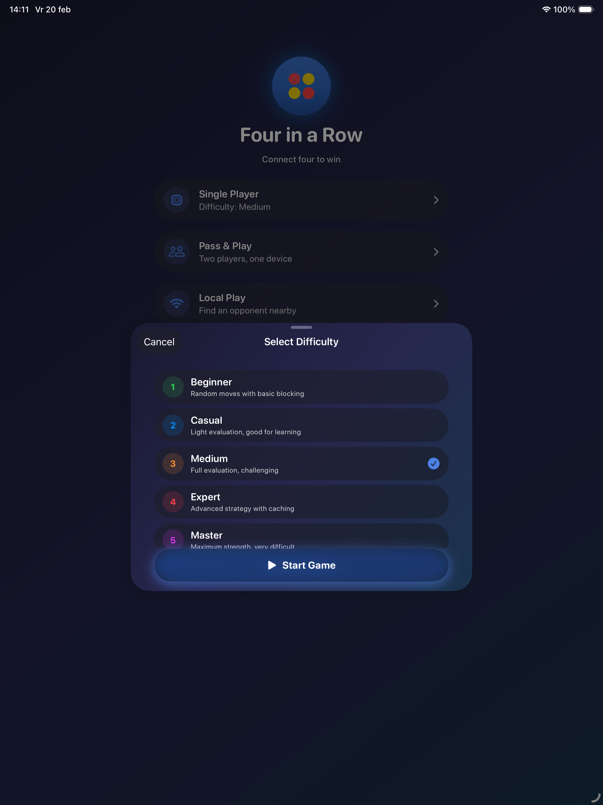 Four in a Row - Wi-Fi screenshot 12