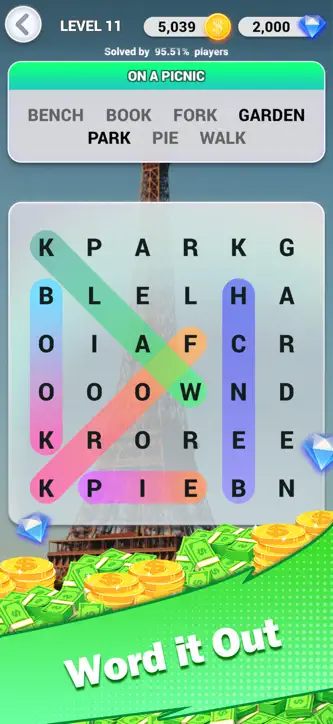 Words Explorer - Puzzle Search screenshot 1