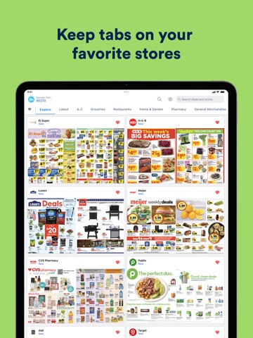 Flipp: Shop Grocery Deals iPad screenshot