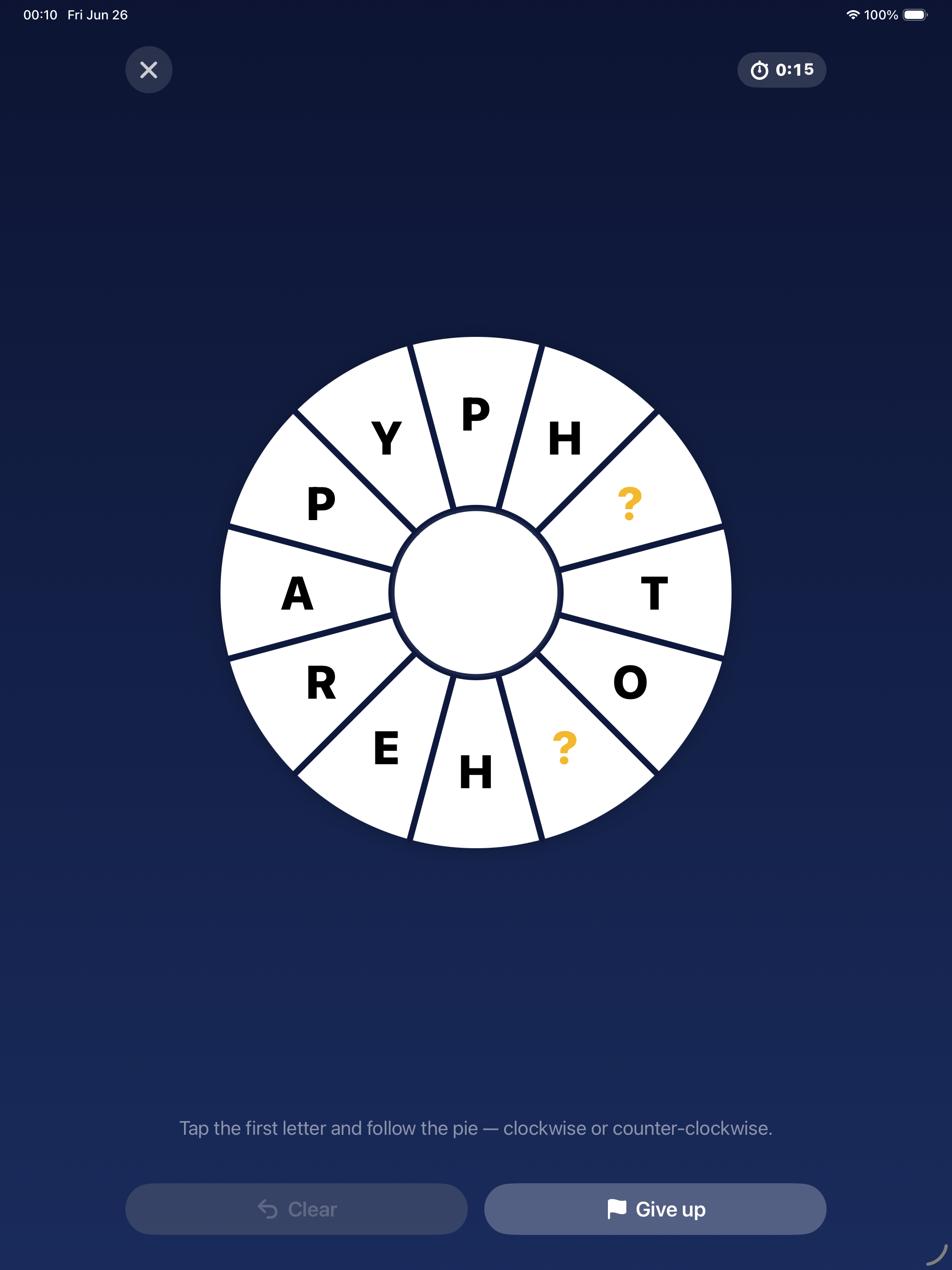 Pie Puzzle: Word Game screenshot 8