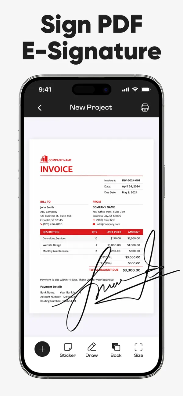 PDF Printer for iPhone · Screenshot 4
