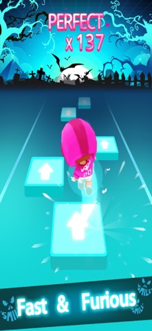 color dancing hop music game iPhone screenshot