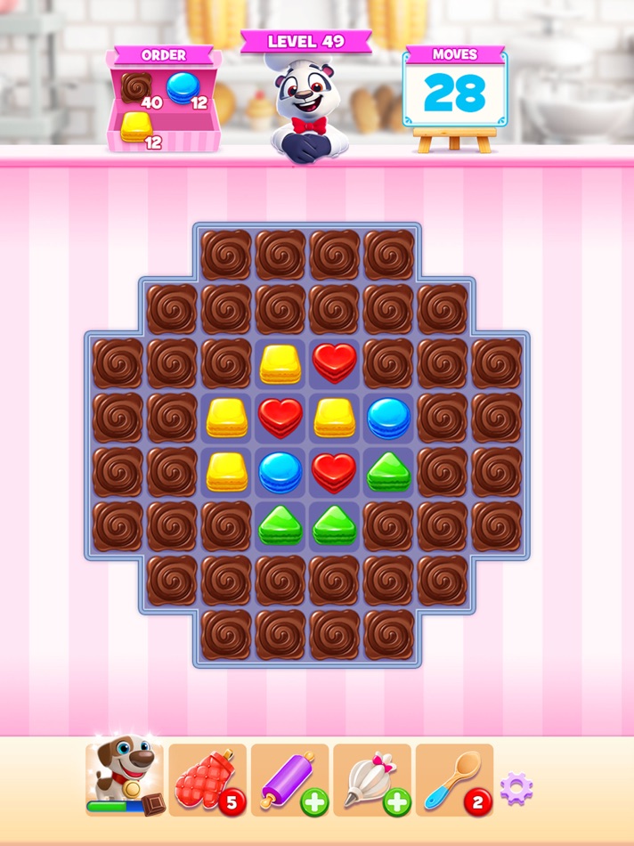 #5. Cookie Jam: Match 3 Games (iOS) Bởi: Jam City, Inc.