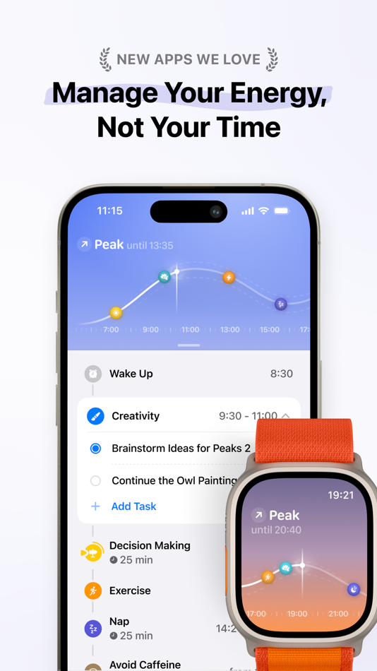#1. Peaks: Day Planner (iOS) Von: Vogelhaus Apps GmbH