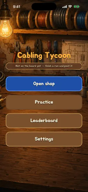 Cabling Tycoon: LAN Cable Shop screenshot 1