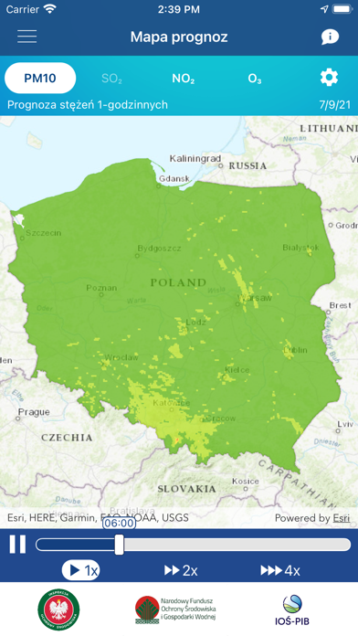 Jakosc powietrza w Polsce Screenshot