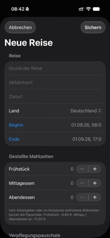 Reisekosten78 Screenshot 3 of 4