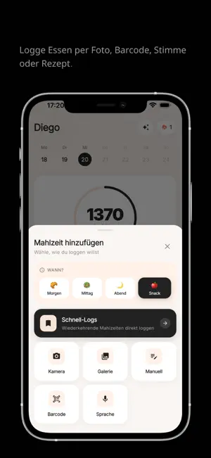 Nutrition log screenshot 4