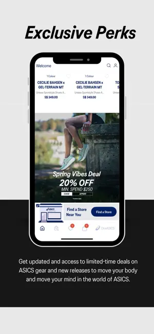 ASICS SEA: Footwear & Apparel iPhone screenshot 1
