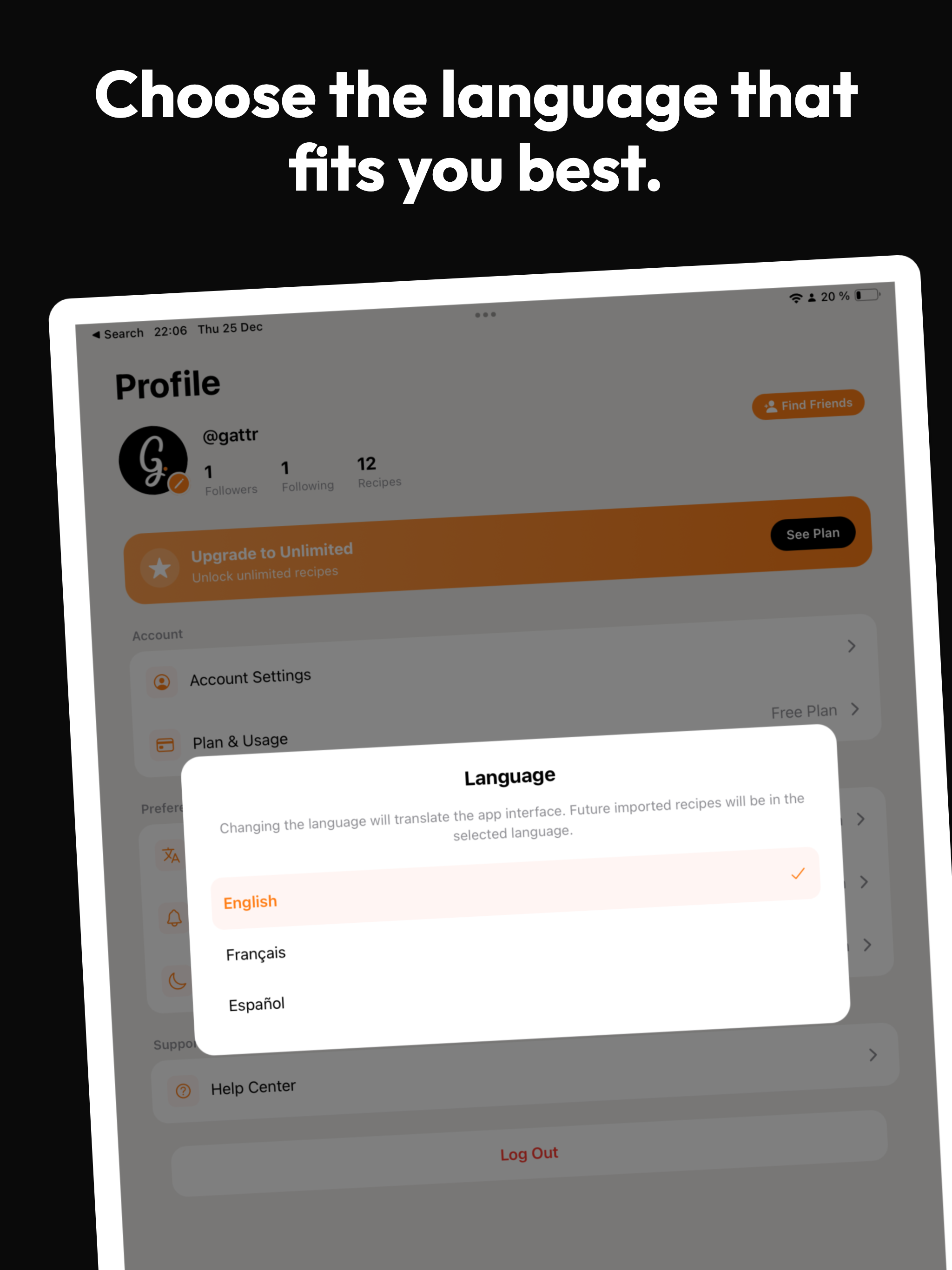 Gattr: Import any recipes screenshot 16