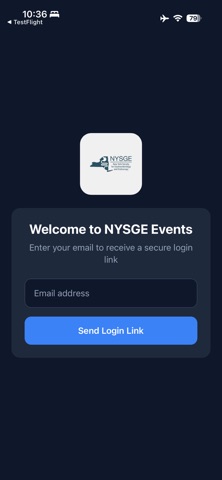 NYSGE Events screenshot